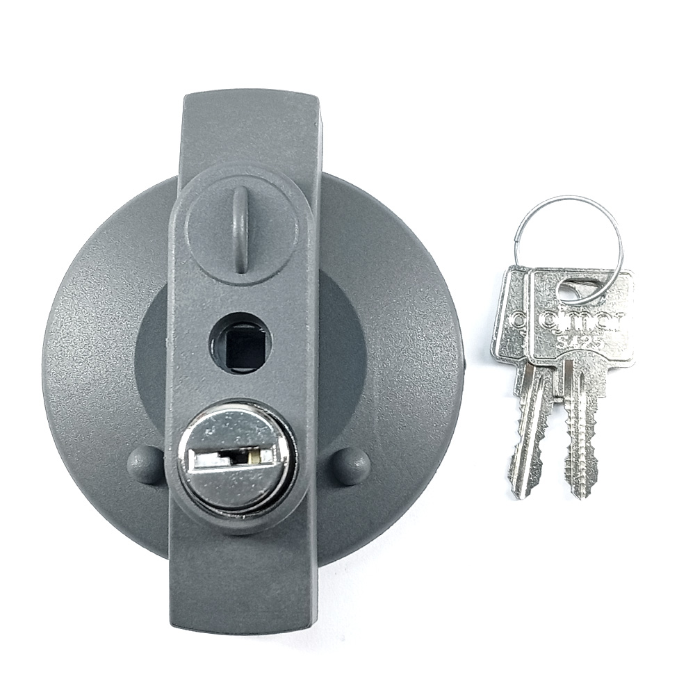 Maneta Desbloqueo Gris + Llaves Km400-600-1000 RINO