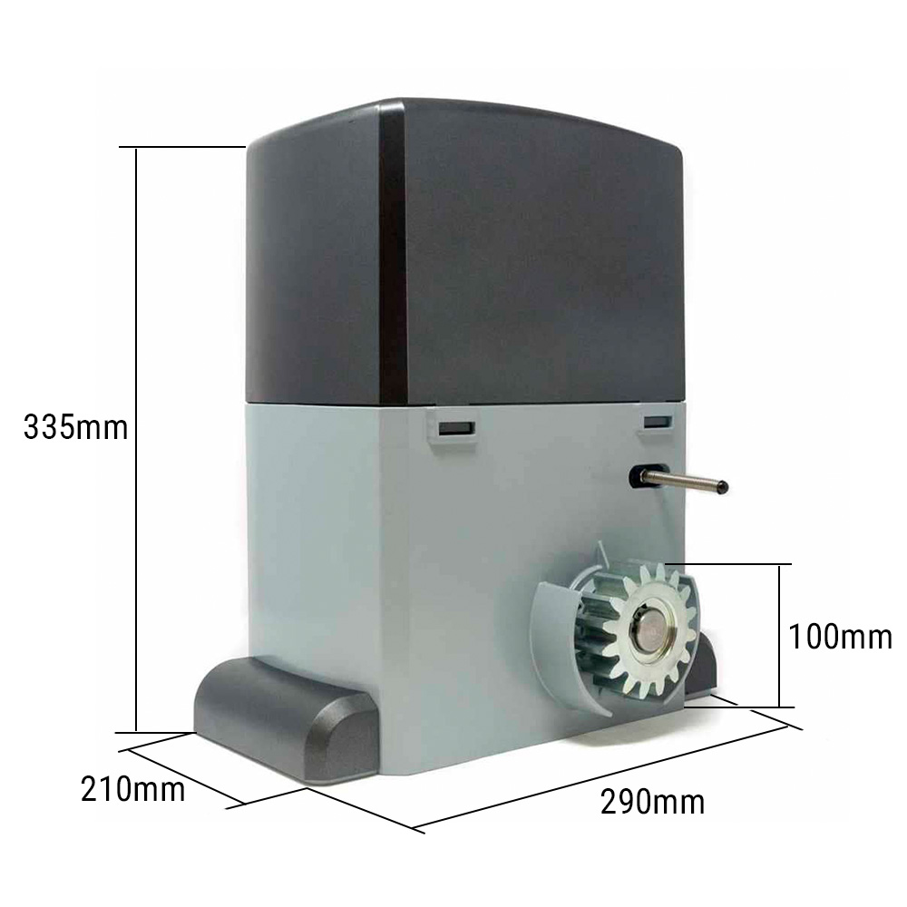 AT2500 motor corredera intensivo bañado en aceite hasta 2500kg VDS abierto medidas