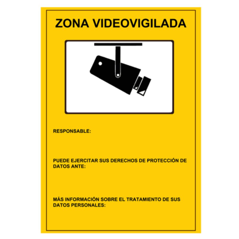 Cartel para Zona Videovigilada AC-CARTEL-ES