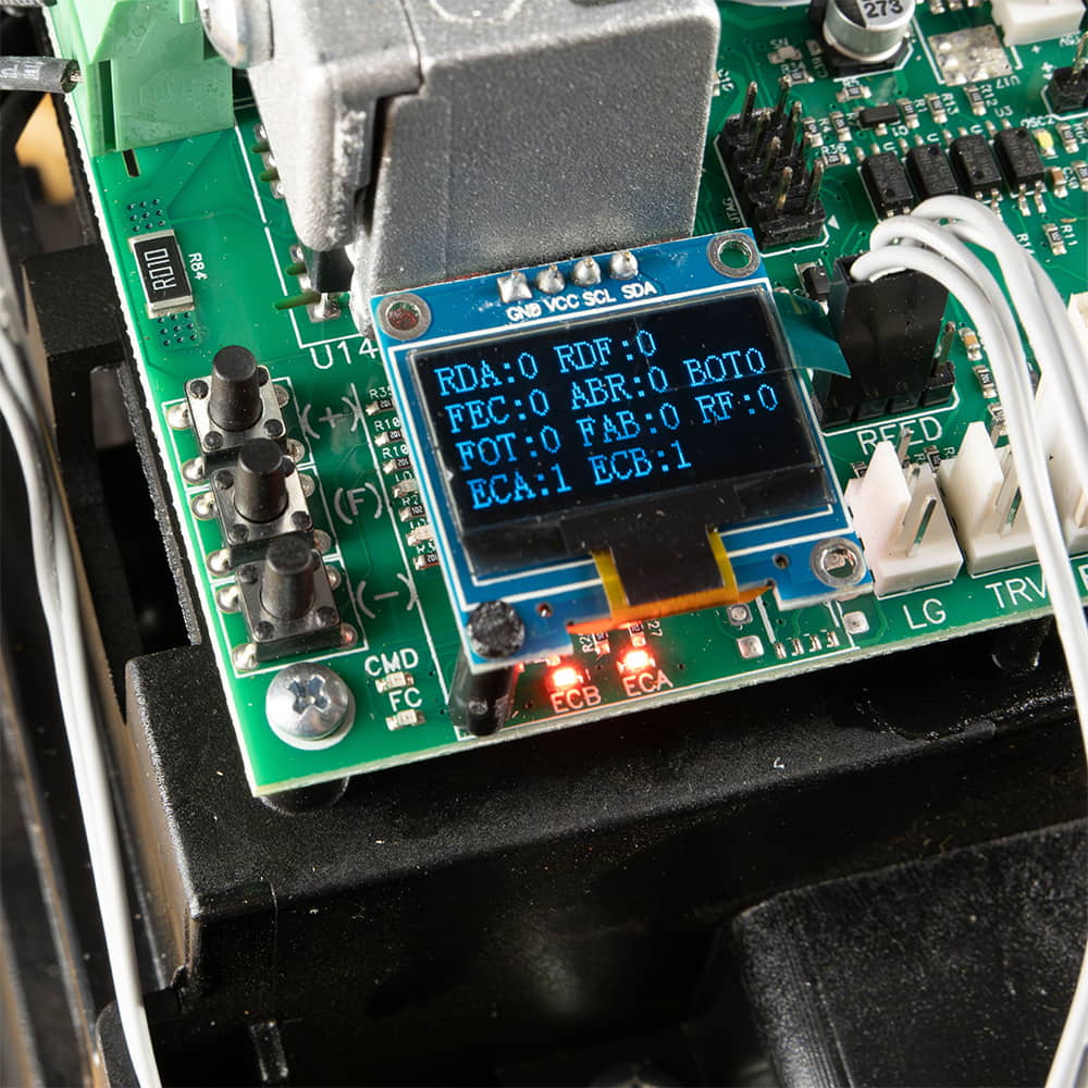 DZ CUBE motor corredera placa electronica triflex con pantalla 