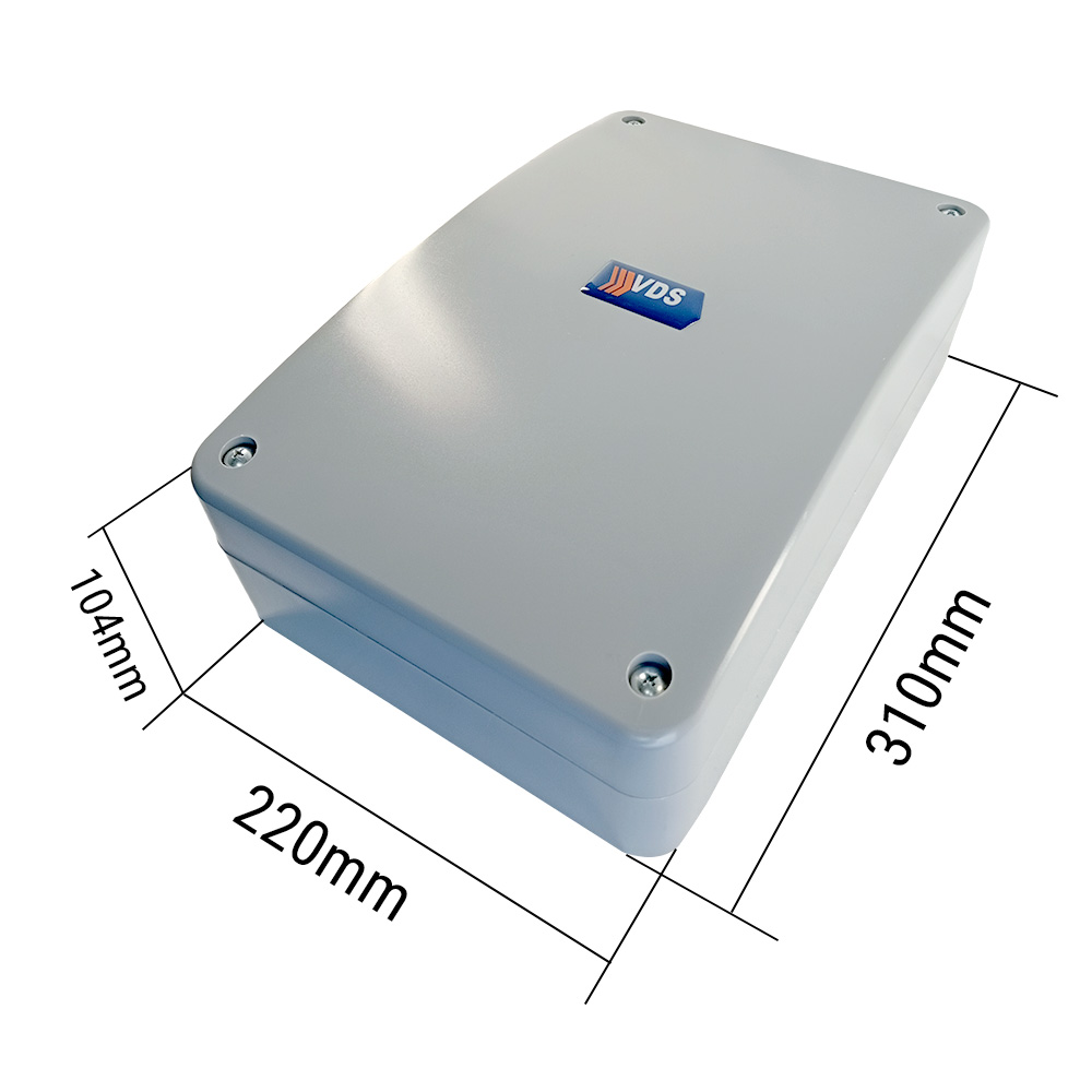 F101 Cuadro de control para puertas batientes de 1 o 2 motores VDS medidas caja