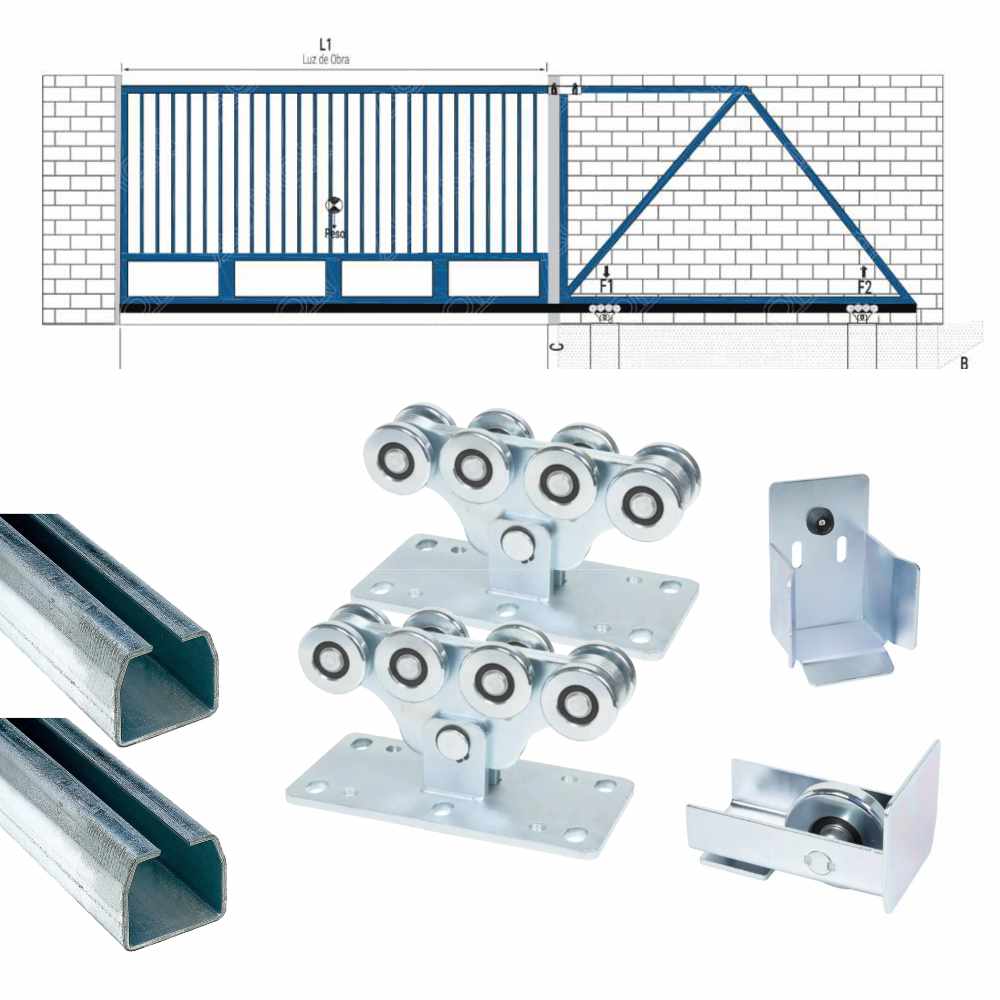 Kit autoportante puertas corredera