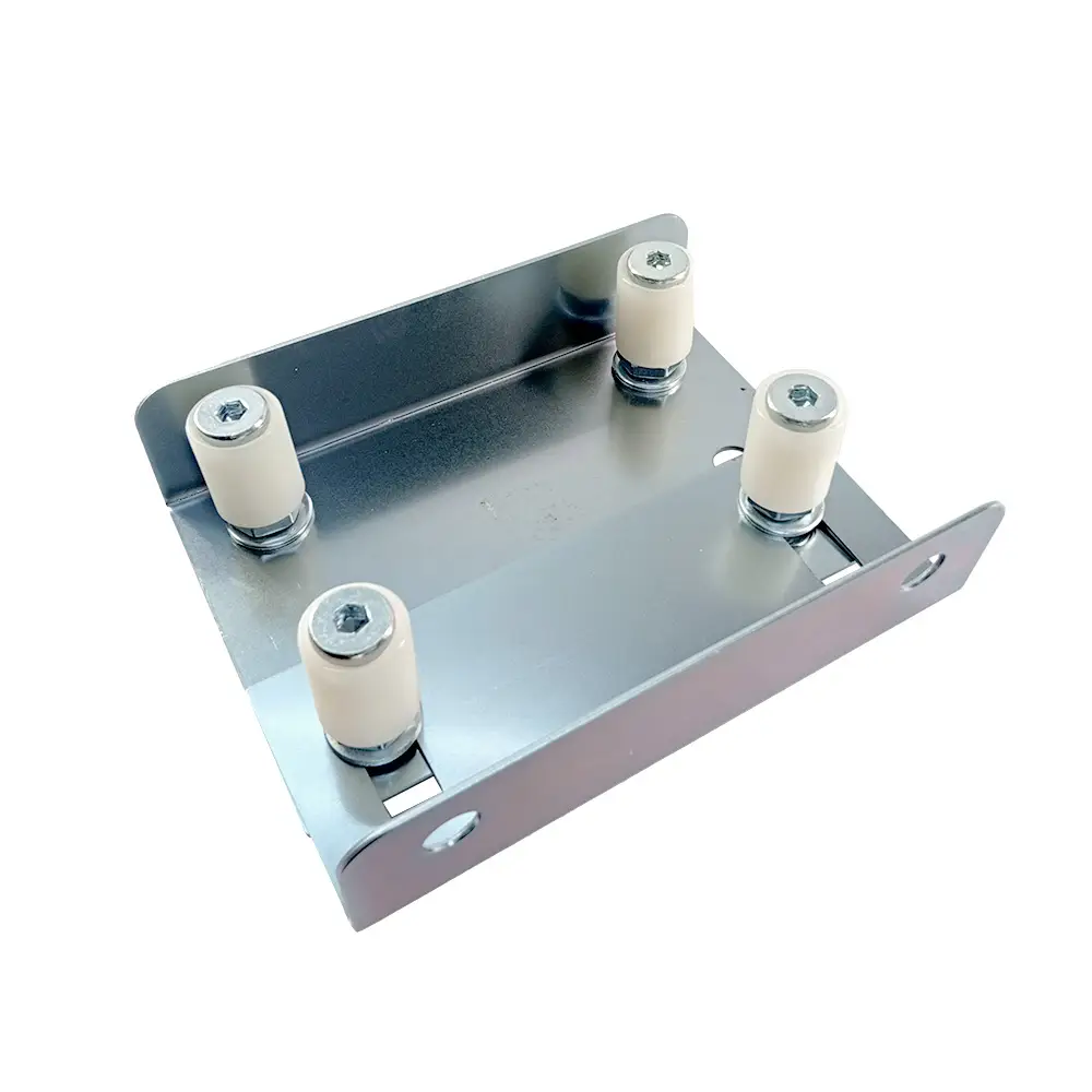 Conjunto soporte de 4 Rodillos de 30x40, para Corredera, Galvanizado, apertura 35/62 Mm.