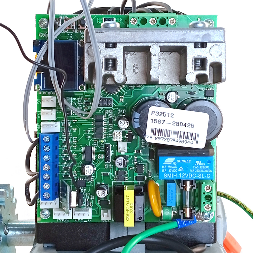 stark600 jetflex motor corredera residencial hasta 600kg PPA central Triflex con pantalla